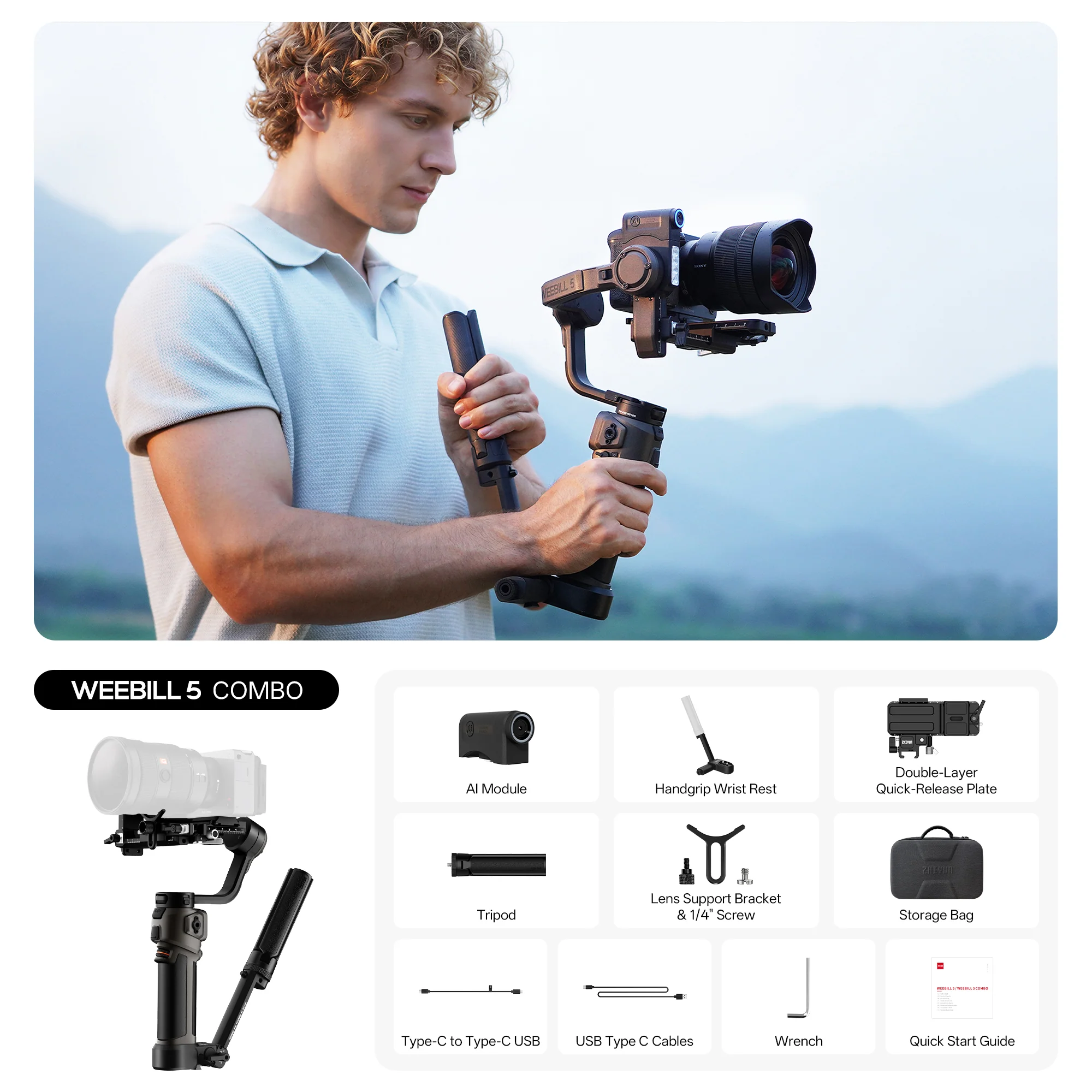 ZHIYUN WEEBILL 5 Combo · · imagen 3