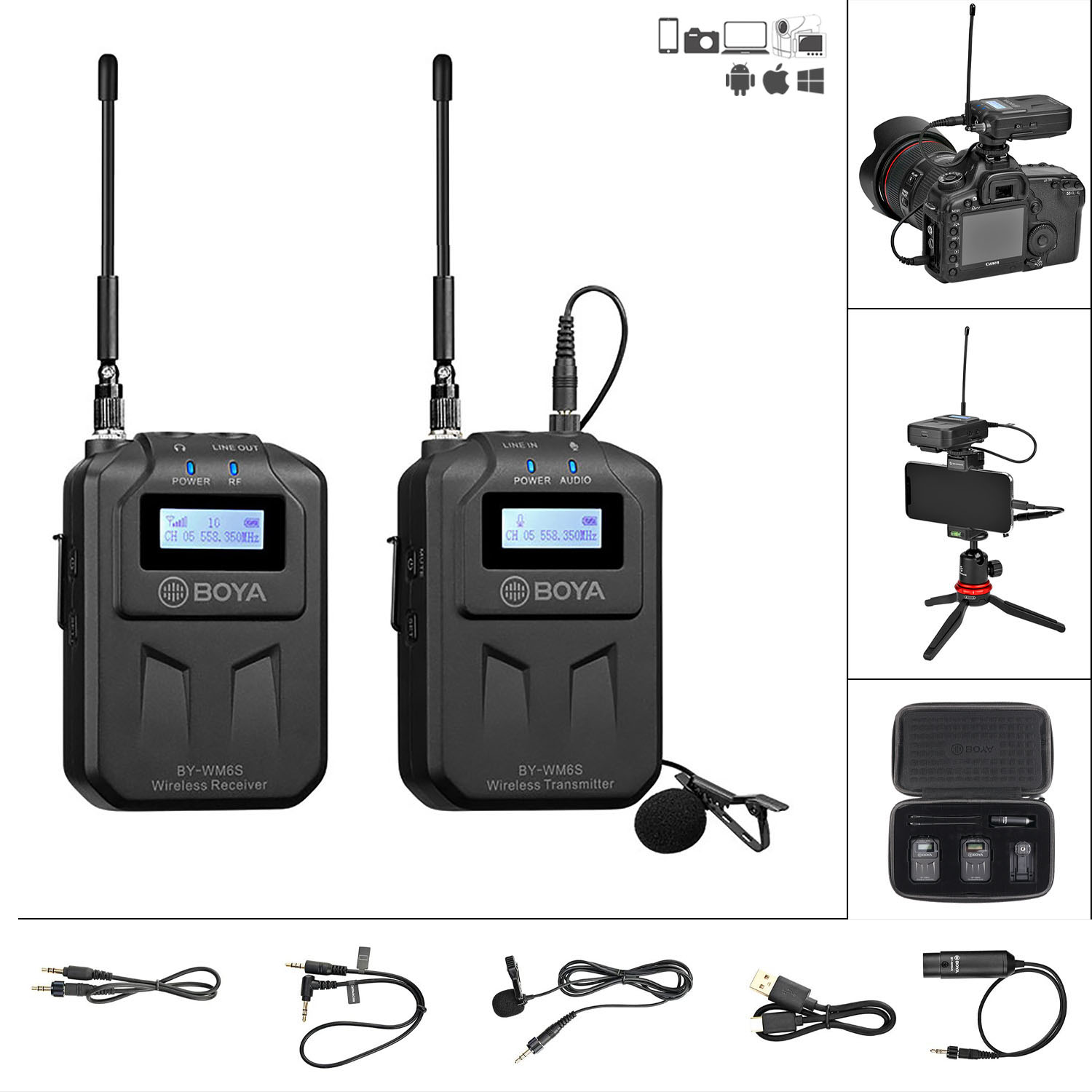 RENTAL - BOYA BY-WM6S / Wireless UHS